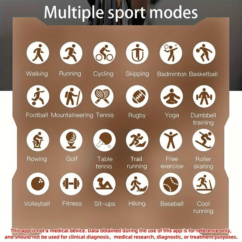 Round Smart Watch with 3.53cm Screen