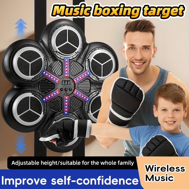 6-Key Music Boxing Wall Target for Home Training