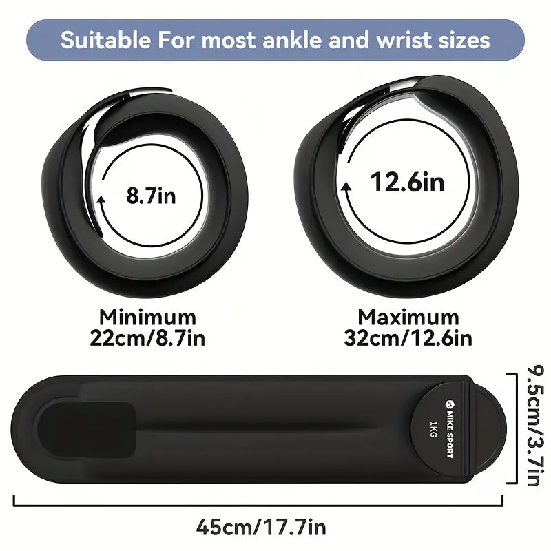 Invisible Weighted Wristbands - 1.81kg