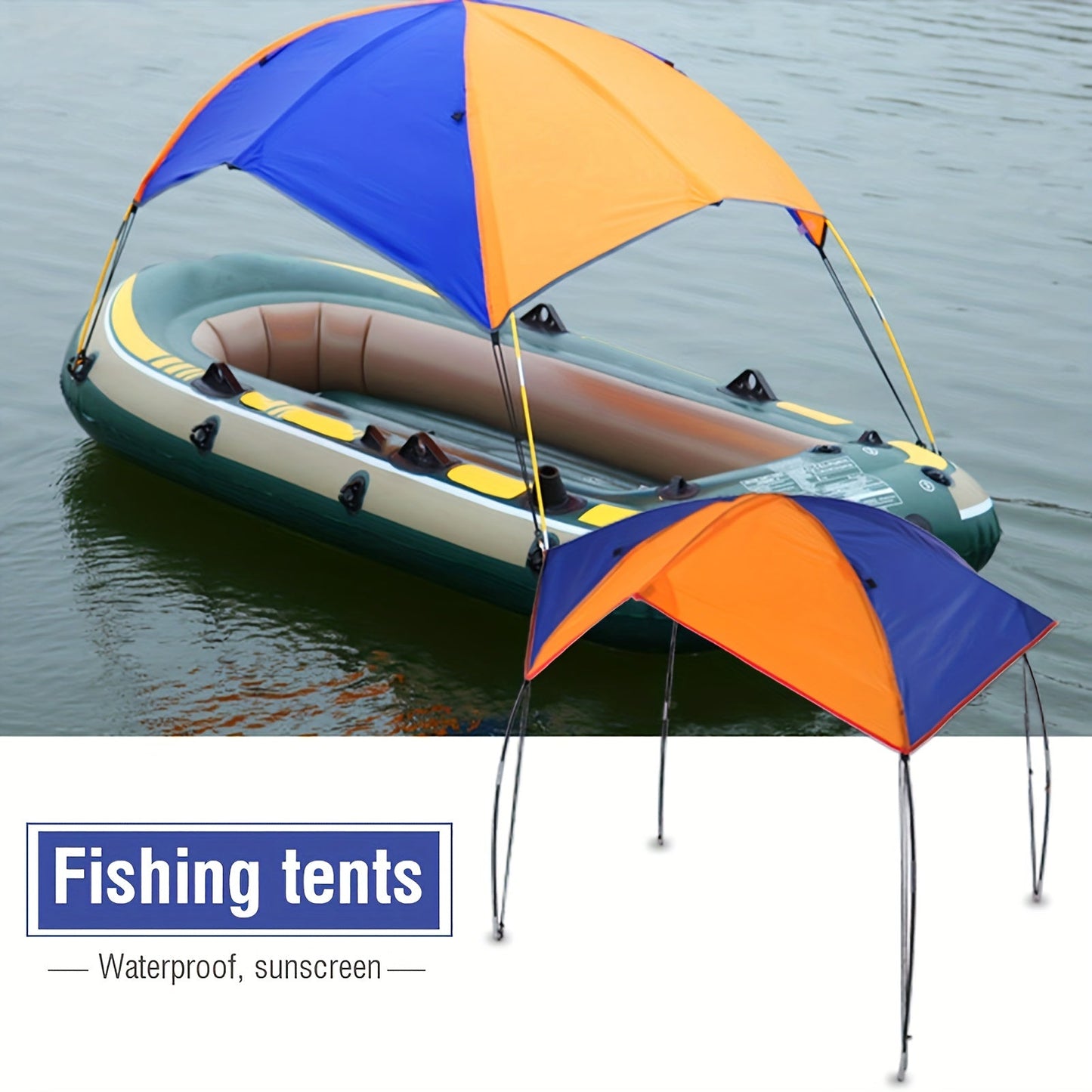 Boat Awning Shade Tent for 2-4 Person Use