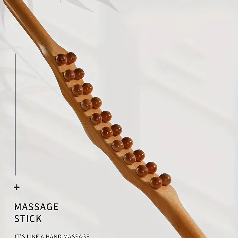 Double Row 20-Bead Massage Stick