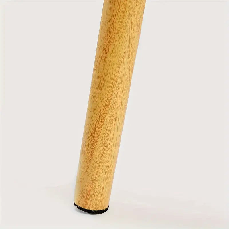 Minimalist Round White Coffee Table - Space-Saving Design