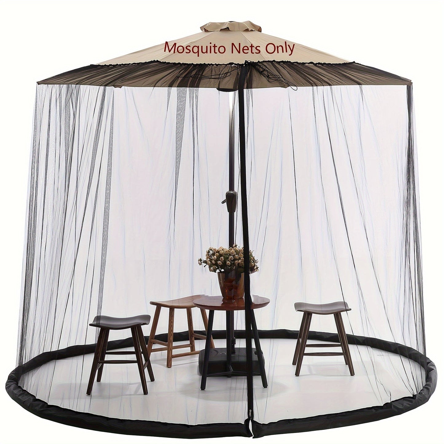 Outdoor Mesh Mosquito Net Black