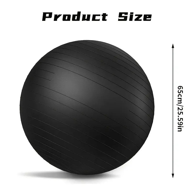 65.02cm Heavy-Duty Explosion-Proof Yoga Ball