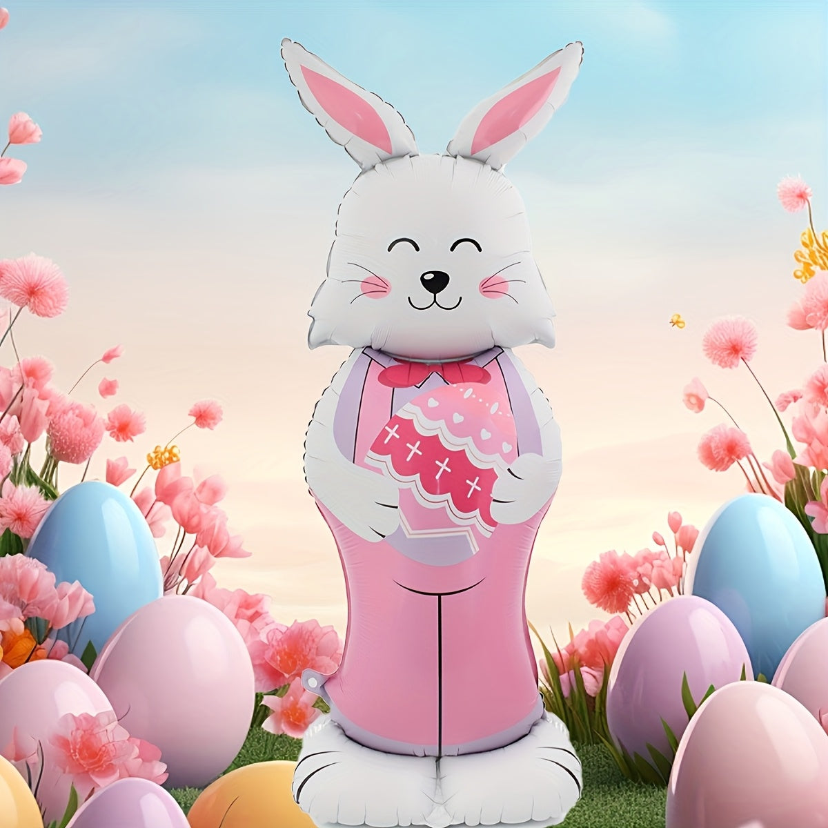 Set of 2 Giant 150cm Standing Rabbit Balloons