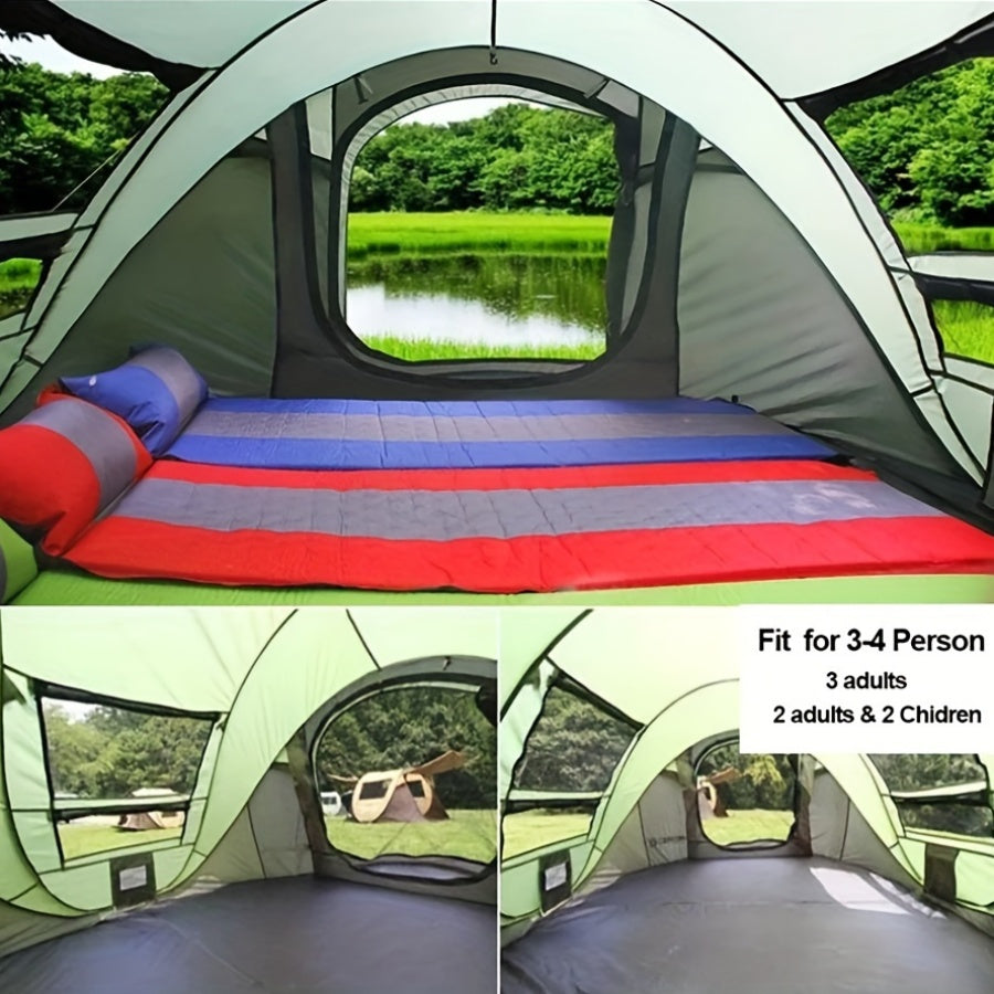 Pop-Up Boat Tent 4-Person Quick Setup Camping Shelter