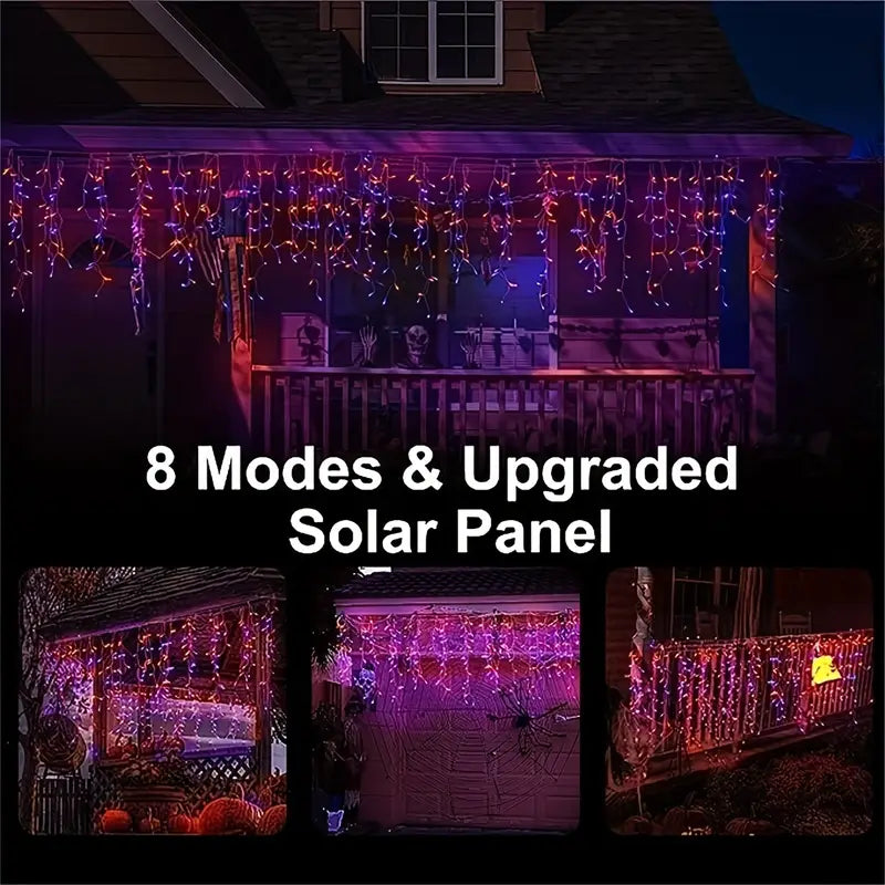 Dazzling Drops: Waterproof Icicle Christmas Lights