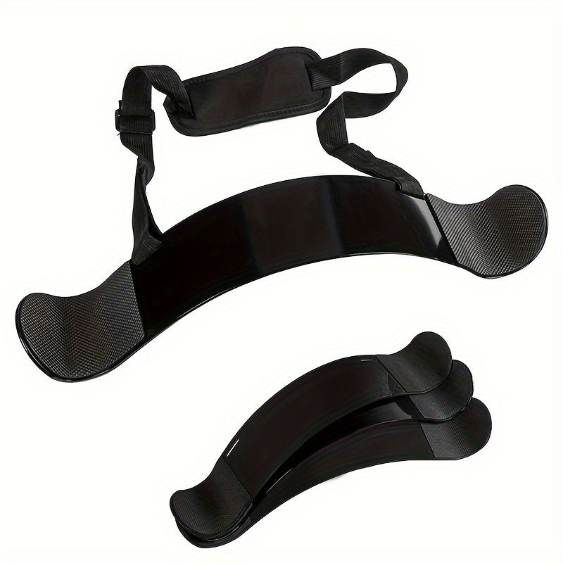 Arm Blaster for Biceps & Triceps - 24 Curl Support Board with Adjustable Belt(Black)