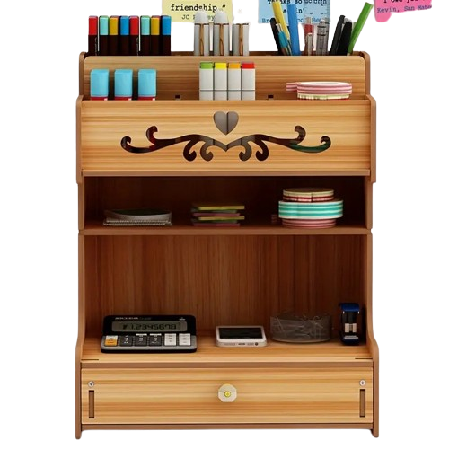 Stay clutter-free with the help of our adaptable Wooden Drawer Organizer