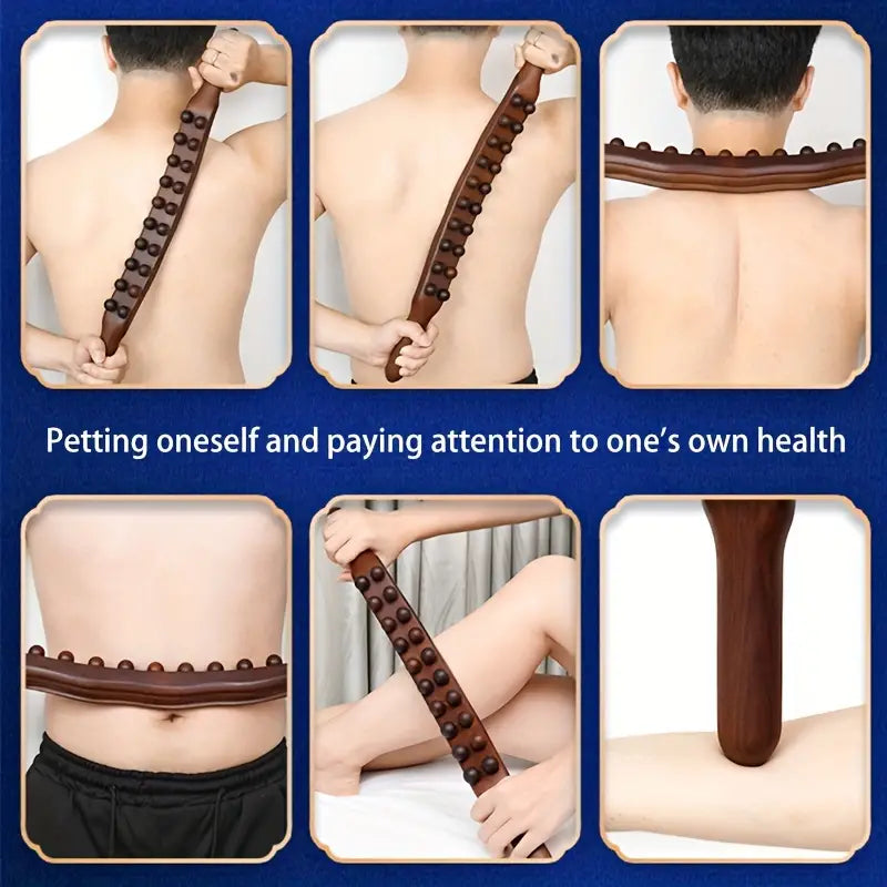 Double Row 20-Bead Massage Stick