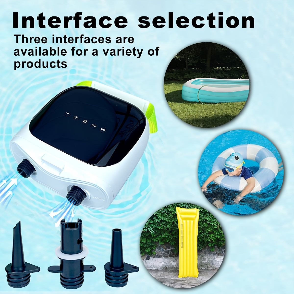 Electric SUP Air Pump 20 PSI Auto Shut-Off