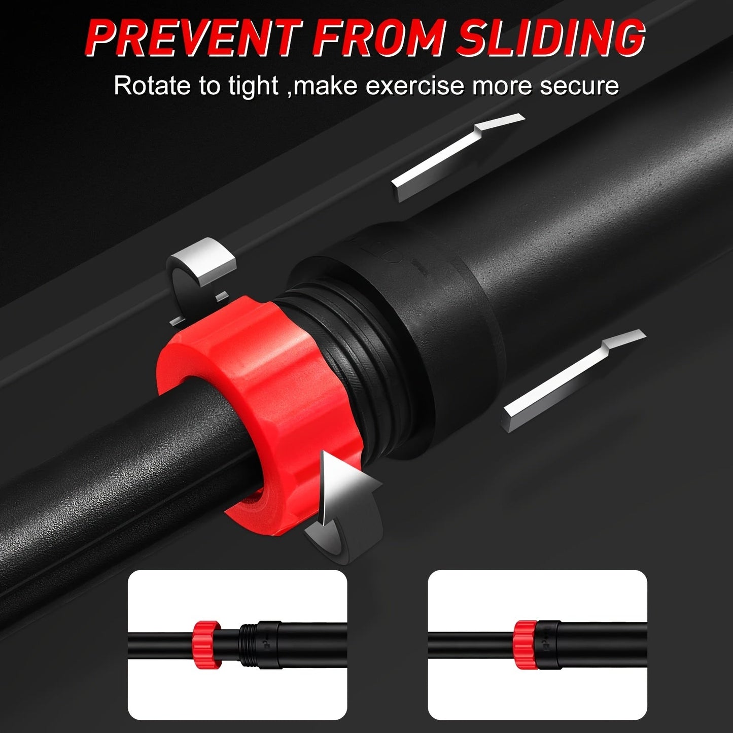 Doorway Pull-Up Bar with Support Frame