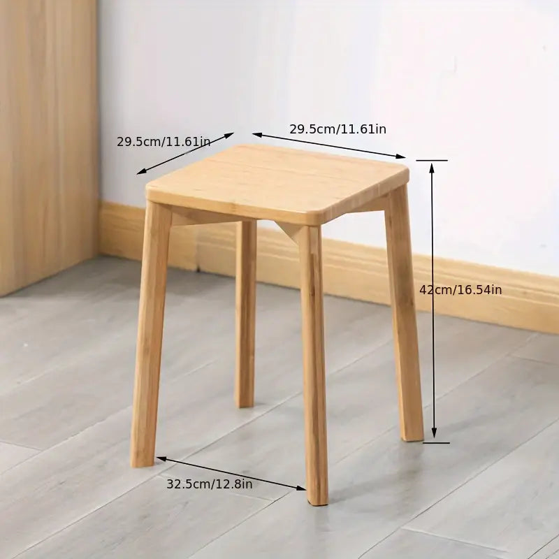 Eco-Friendly Bamboo Stool: Simplify Your Space with Style