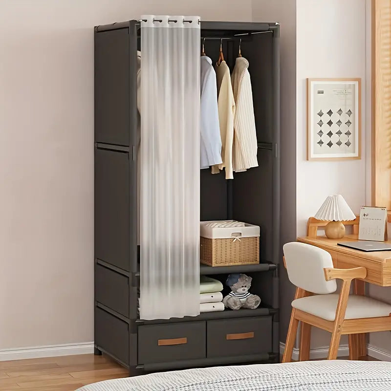 Foldable Drawers and Wardrobe Storage Cabinet - 2 Drawers