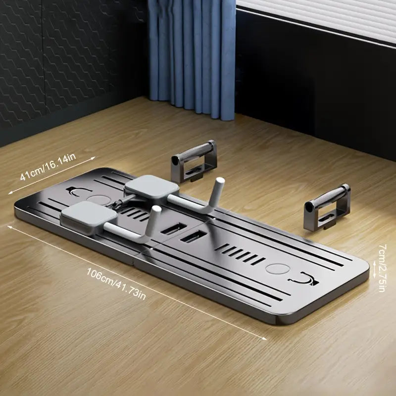 8-in-1 Ab Workout Board – Multifunctional Pilates & Core Strength Trainer(Black)