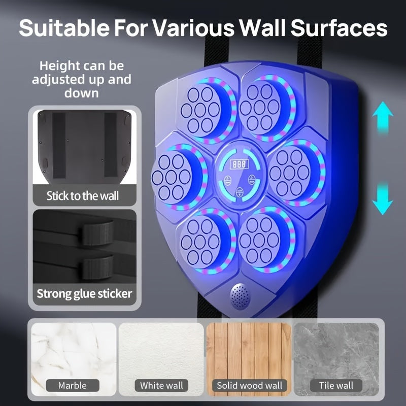 Smart LED Music Boxing Machine Wall Trainer