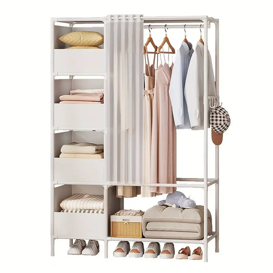 Tidy Up in Style with Our Dustproof Coat Rack