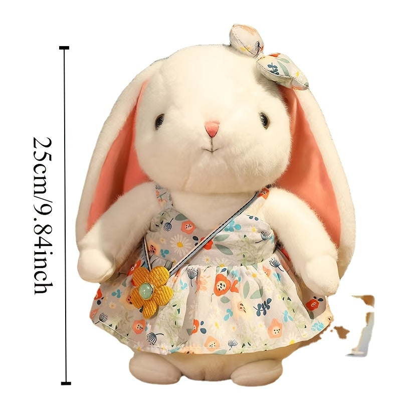Floral Rabbit Stuffed Toy for Birthdays & Gifts