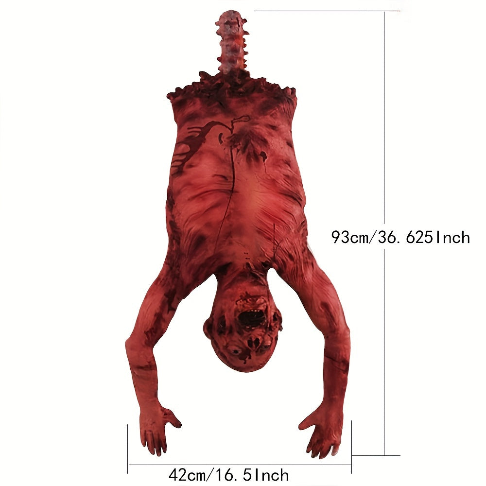 Half Body Latex Squeaky Skeleton - Hanging Decoration