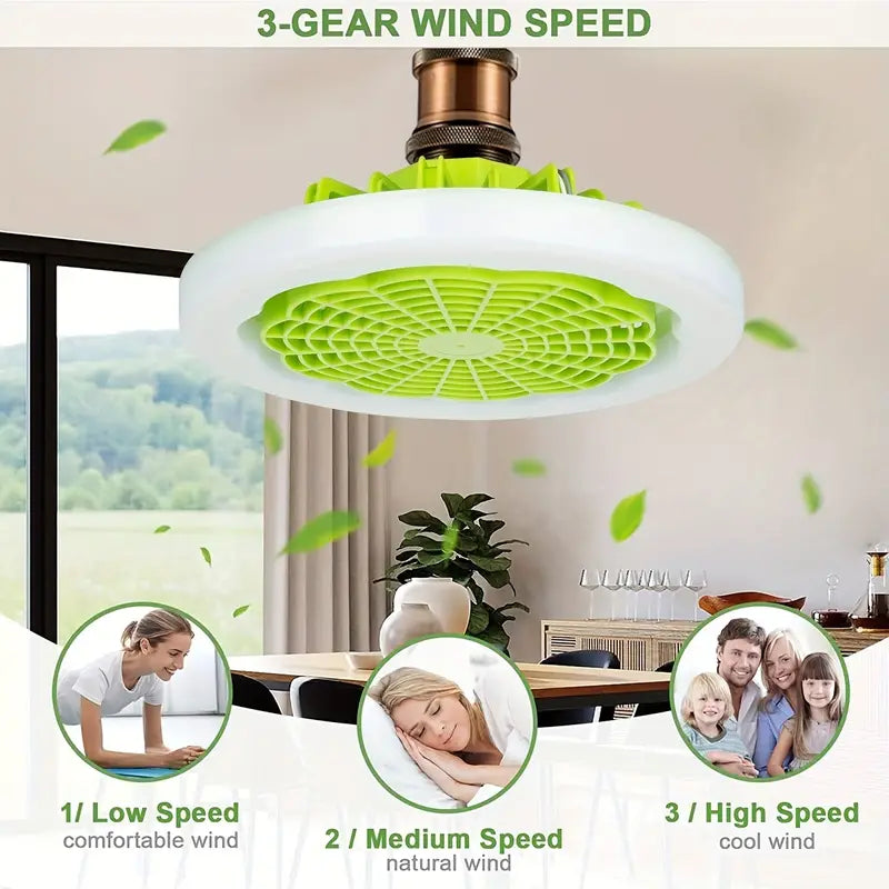Remote-Controlled Ceiling Fan