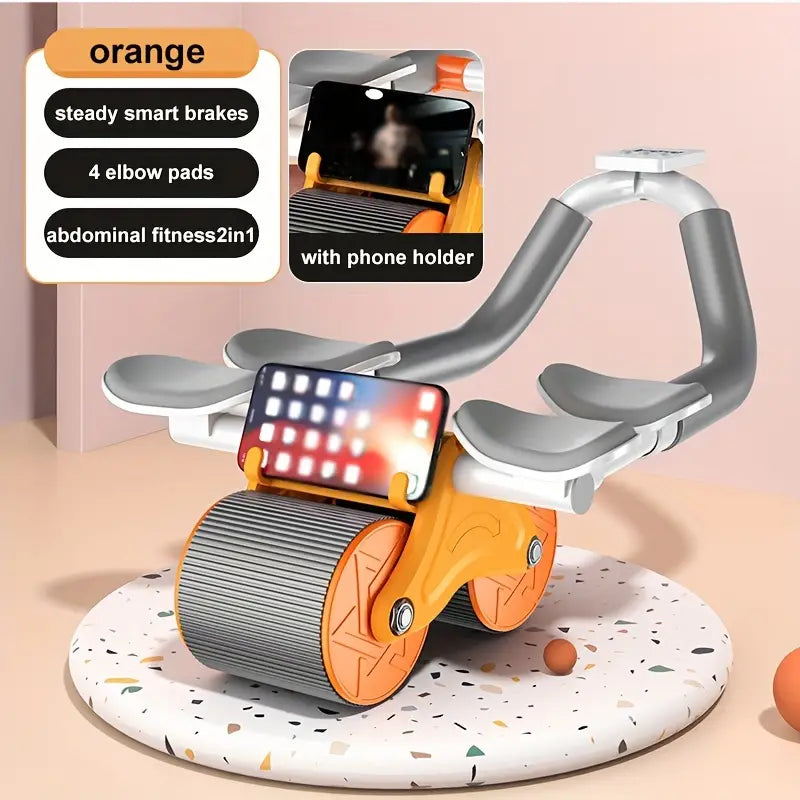 Rapid Rebound Abdominal Exercise Wheel - Dual-Wheel Design