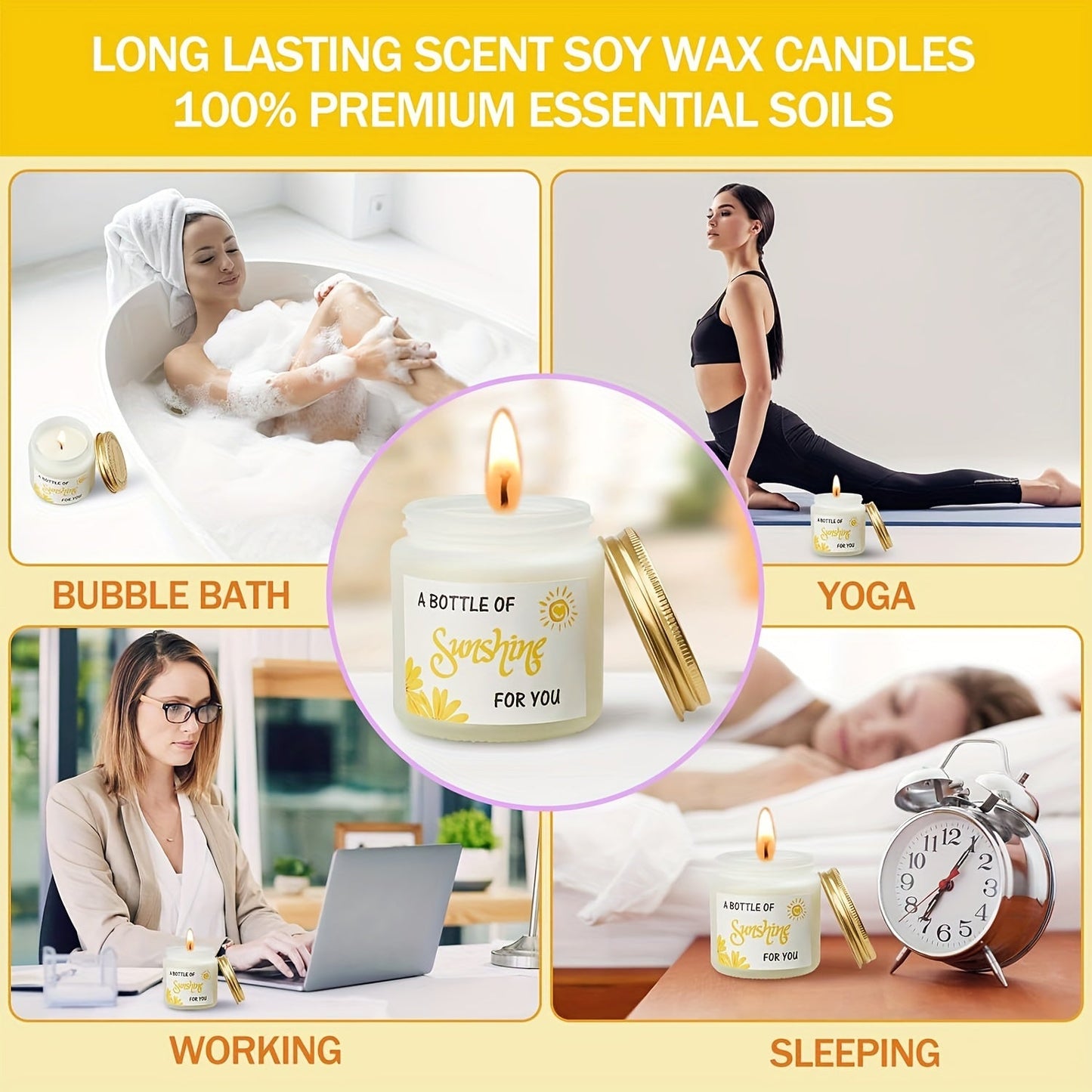 Sunflower Stainless Steel Cup Gift Set