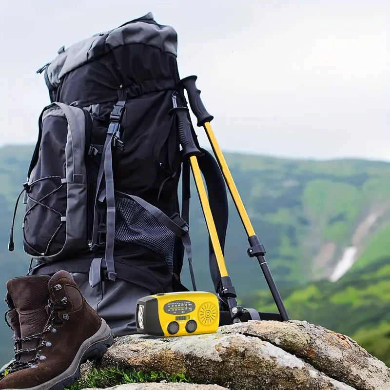 Emergency Hand Crank Radio with Power Bank Phone Charger