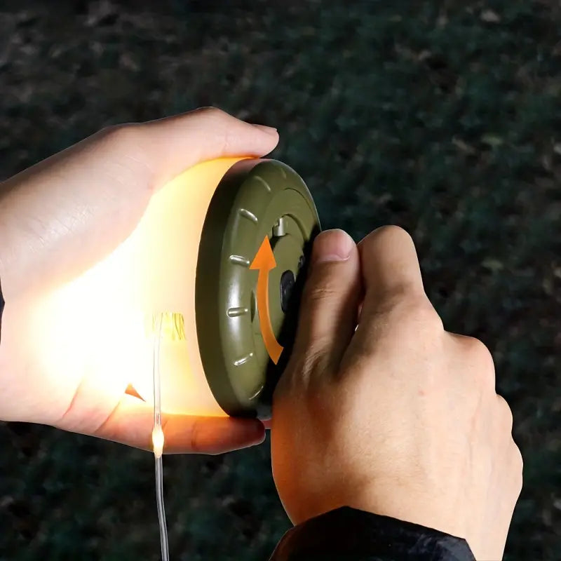 Portable Camping String Light: 2-in-1 USB Rechargeable LED