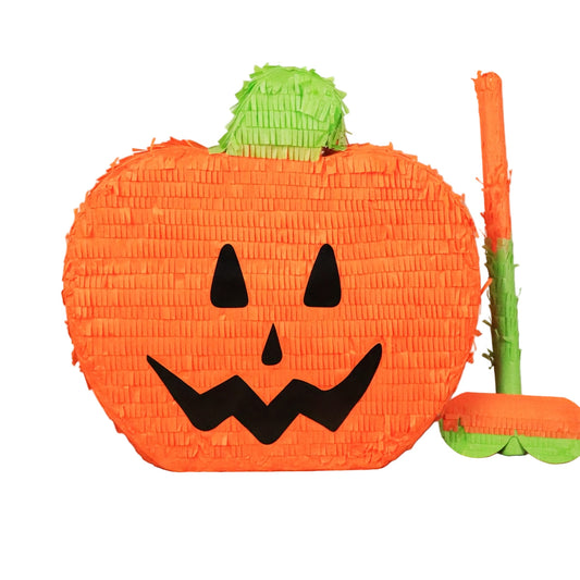 Large Pumpkin Piñata Set Party Decor (4pcs)