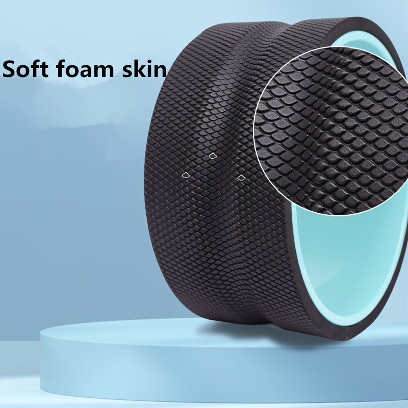 3pcs Premium TPE Yoga Stretching Wheel Set(Black)