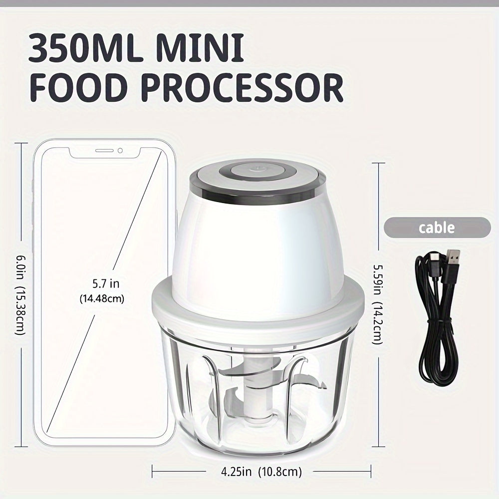 Mini USB Rechargeable Electric Food Processor