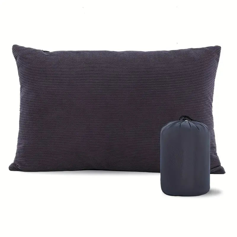 Compact Hammock Pillow for Travel and Camping - Gray (Small)