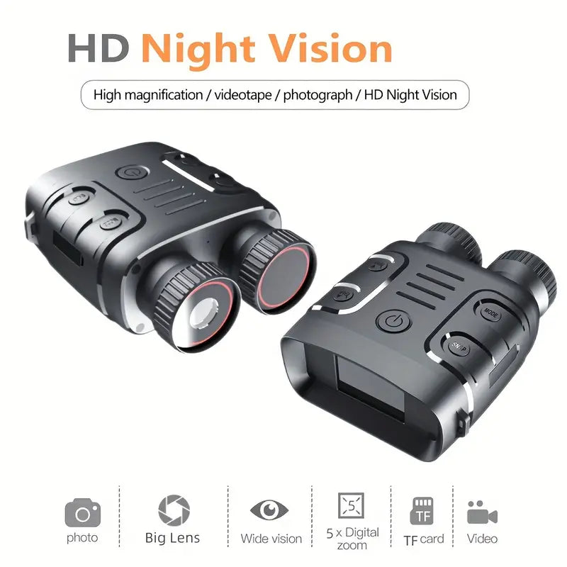 1080P Binocular Infrared Night Vision Device with 5X Digital Zoom