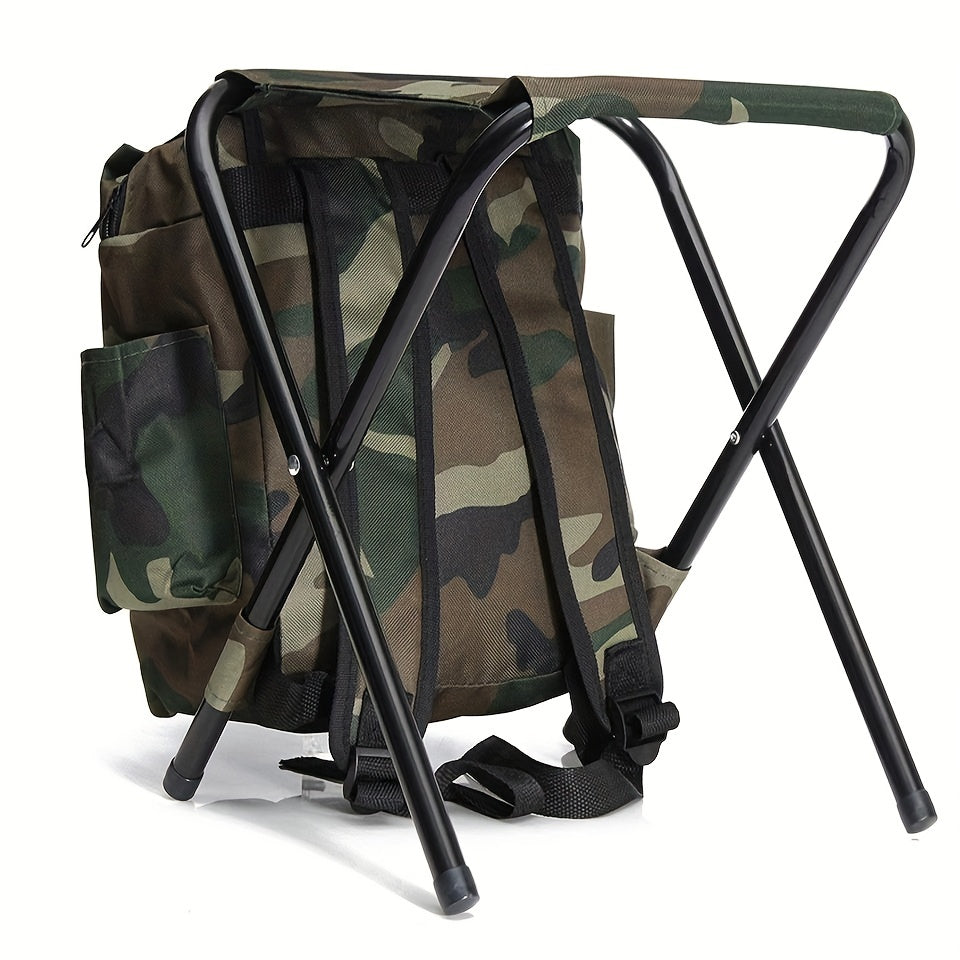Camping Folding Chair with Backpack Picnic Bag