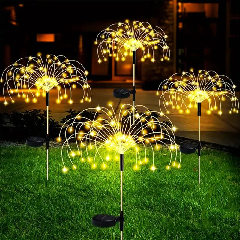 Elevate Your Christmas Decor with LED Solar Lawn Lights