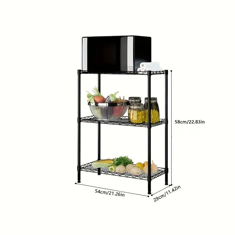 Heavy-Duty Metal Kitchen Storage Rack