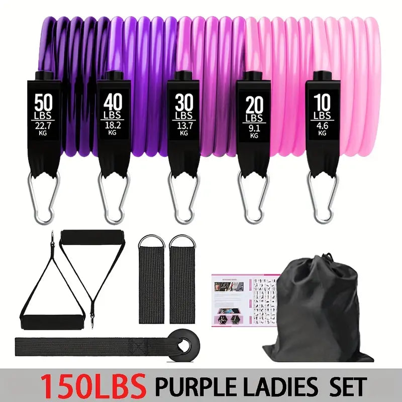 16pcs Resistance Bands Set