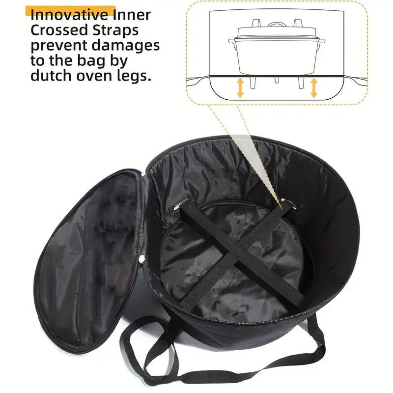 Large Capacity Cookware and Tableware Storage Bag for Camping