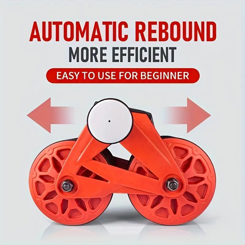Automatic Rebound Abdominal Roller with Kneeling Pads