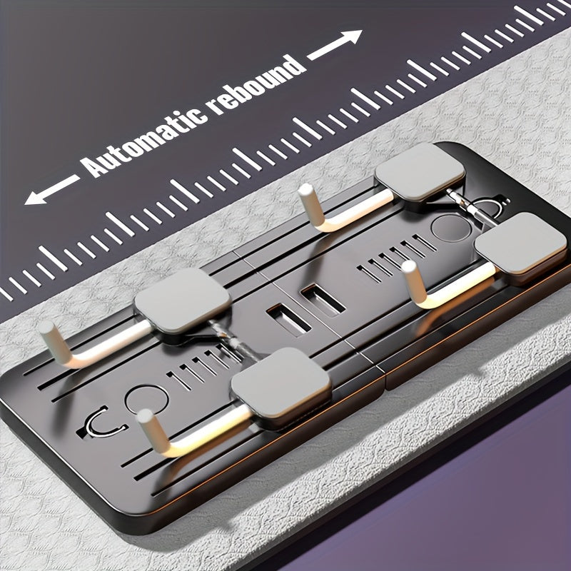 8-in-1 Ab Workout Board – Multifunctional Pilates & Core Strength Trainer(Black)