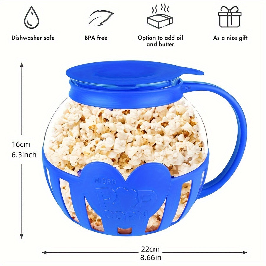 Microwave Popcorn Maker Glass Quart