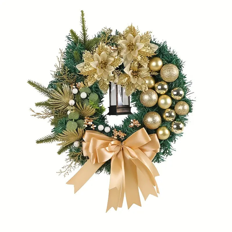 Braided Bliss: A Festive Christmas Wreath