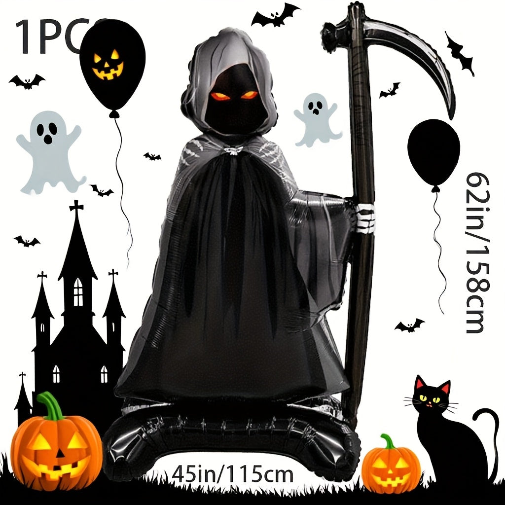 Death God Scythe Balloon Halloween Decoration