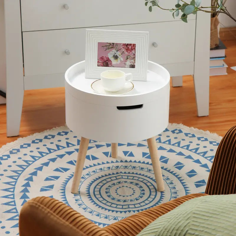 Stylish - Practical Open-Top Storage Side Table