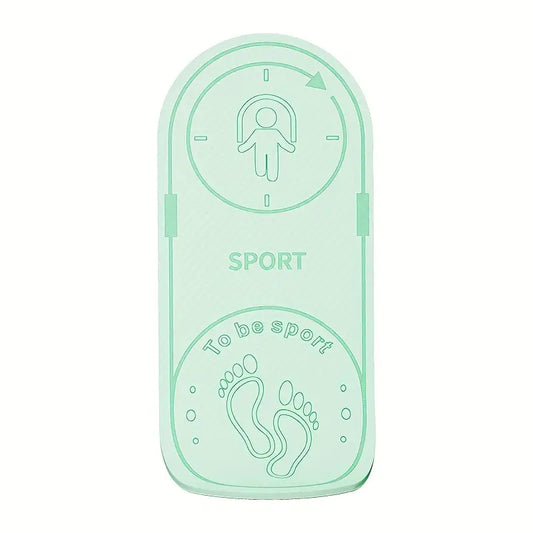 1pc Indoor Thicken Non-slip Fitness Mat - Shock Absorption Mute Skipping Pad