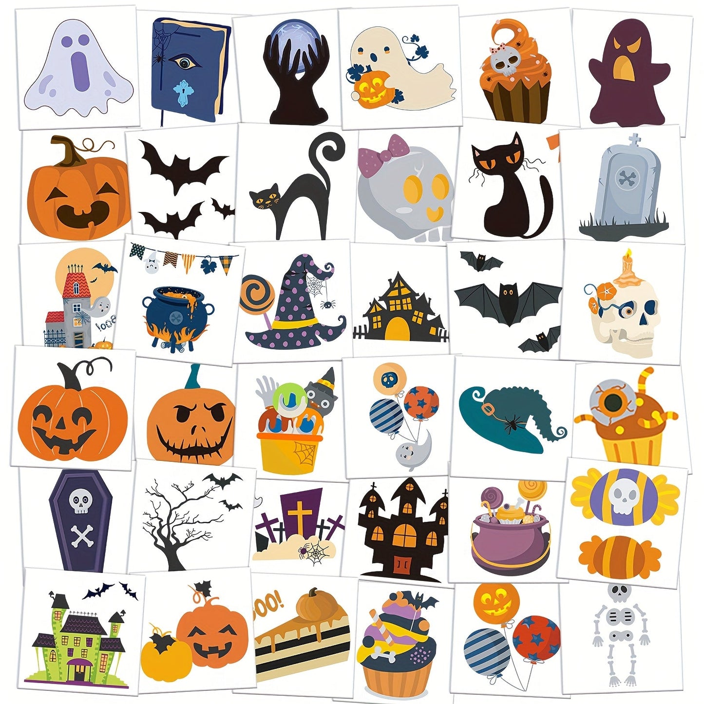 Halloween Temporary Tattoo Sheets Party Stickers (408pcs)
