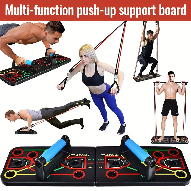 Push-Up Board Set with Resistance Bands