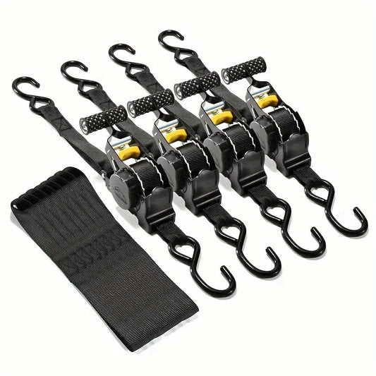 Retractable Outdoor Heavy-Duty Aluminum Cargo Strap