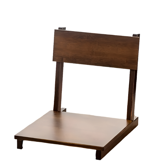 Eco-Friendly Bamboo Floor Chair - Brown