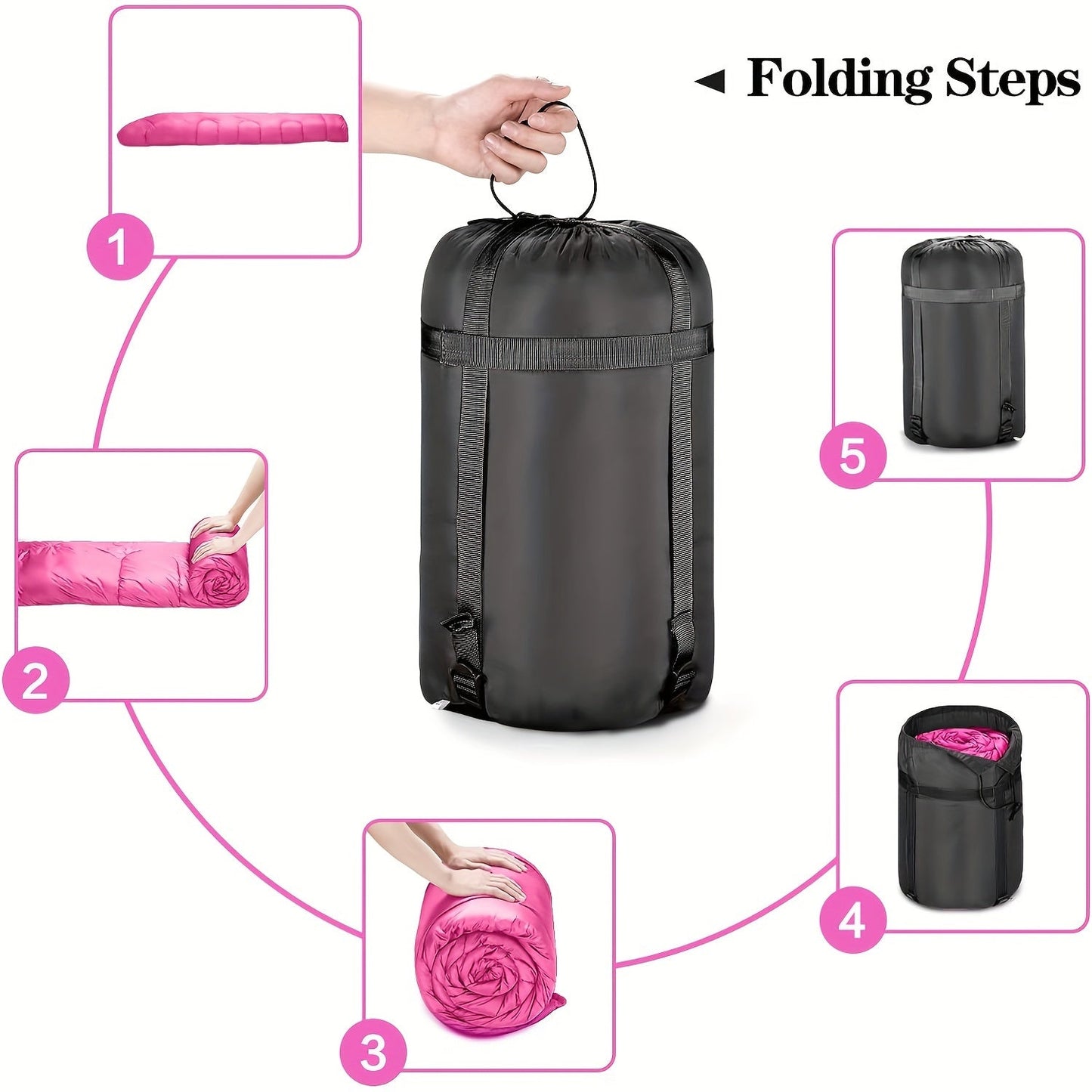 Sleeping Bag Lightweight All-Season for Adults